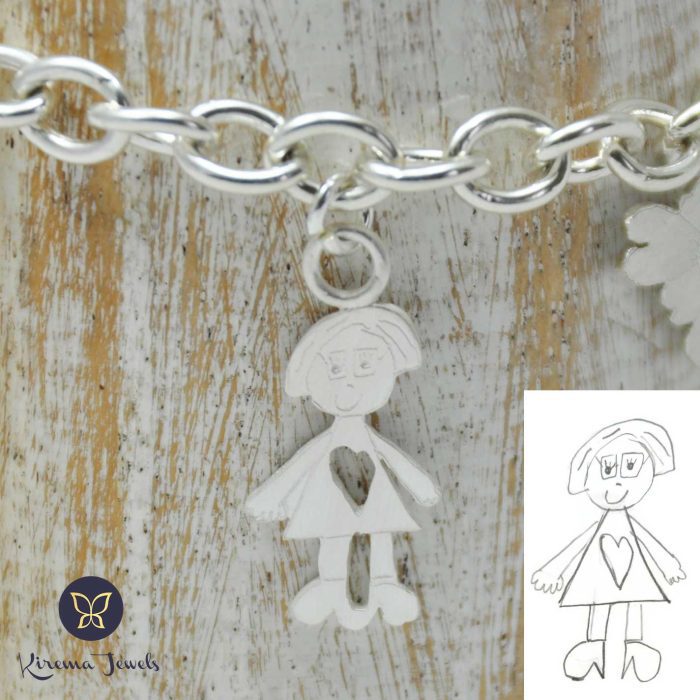 pulsera-de-charms-dibujos-ninos-plata
